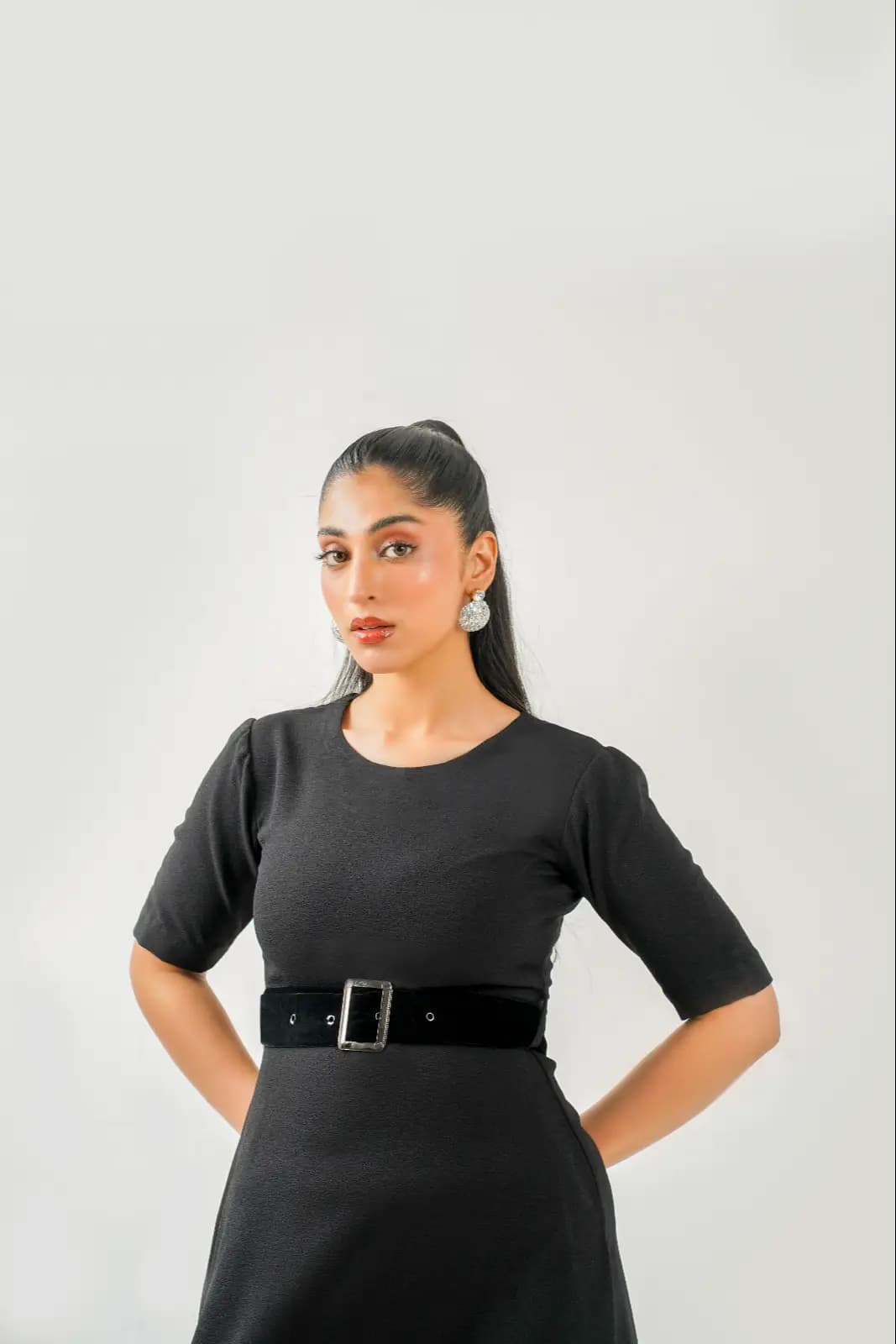 Black Midi Dress